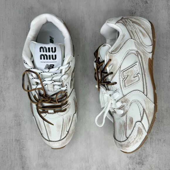 💯Authentic New Balance X Miu Miu 530 Sneakers - Picture 1 of 9